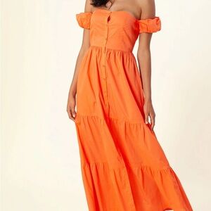 NWT hale bob solid maxi dress